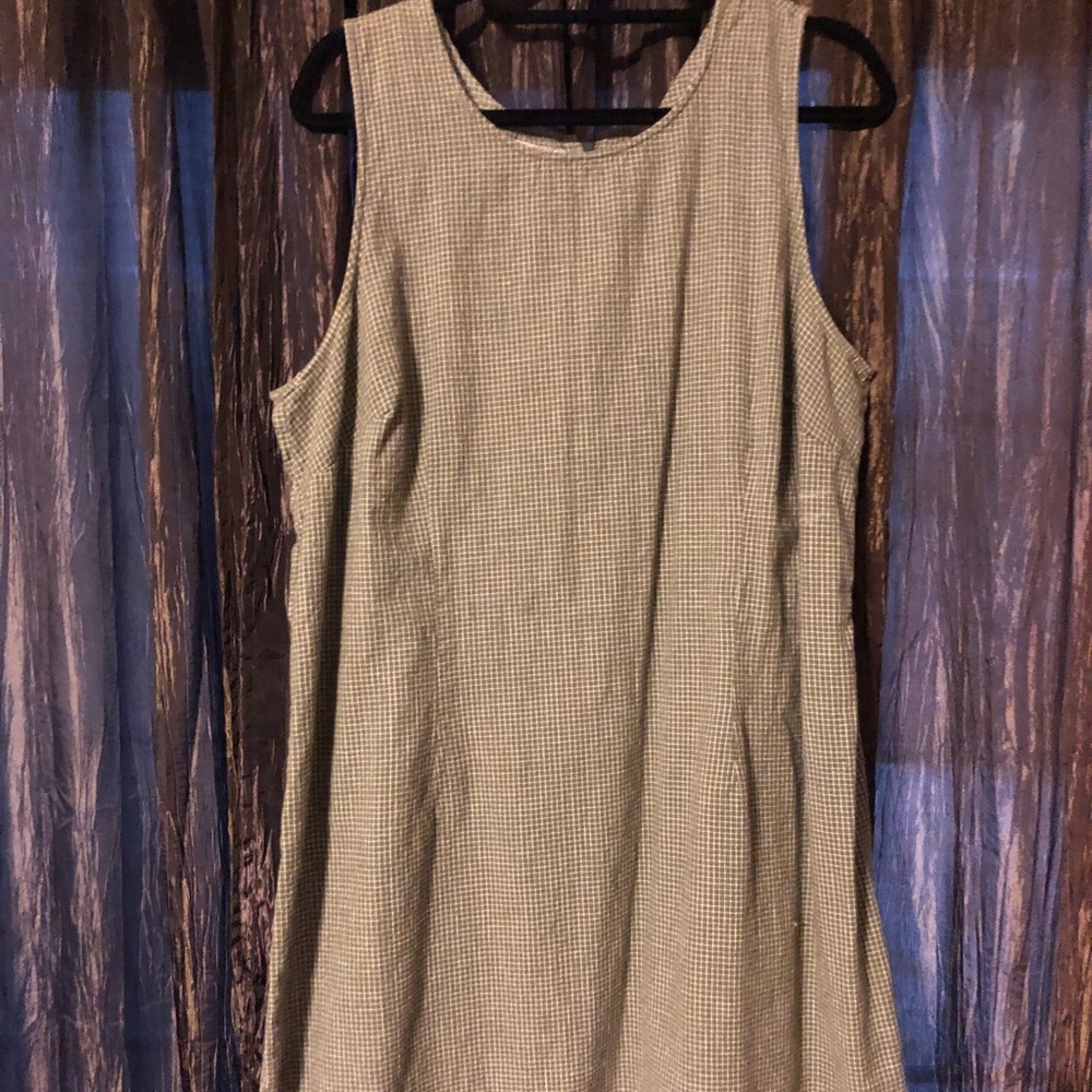 GREEN COTTON DRESS
